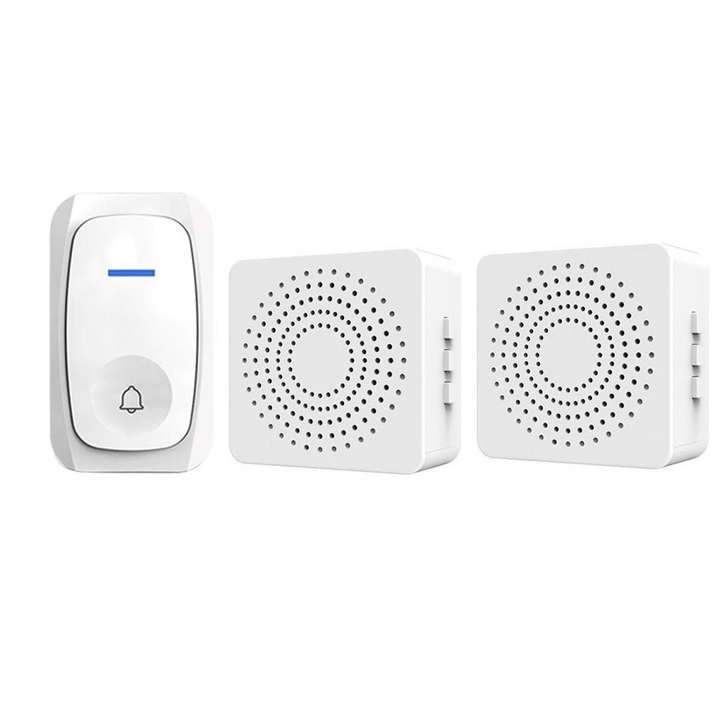 Kabellose Türklingel Wasserdichte Türklingel mit 38 Melodien zur Auswahl Einstellbare Lautstärke Heimklingel Dong Willkommen Türgongs