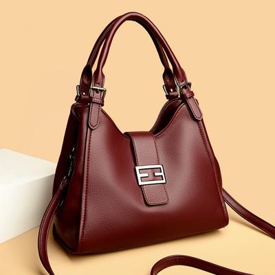 Luxus-Handtaschen Damen Taschen Designer Hochwertige Leder Schultertaschen für Frauen Casual Solid Color Geldbörse und Handtaschen Sac