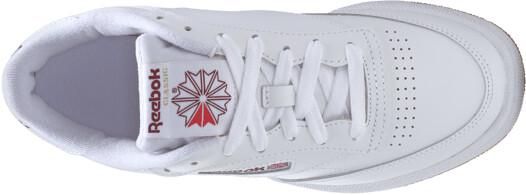 Кроссовки Reebok Club C 85 cloud white/classic burgundy/lee 3