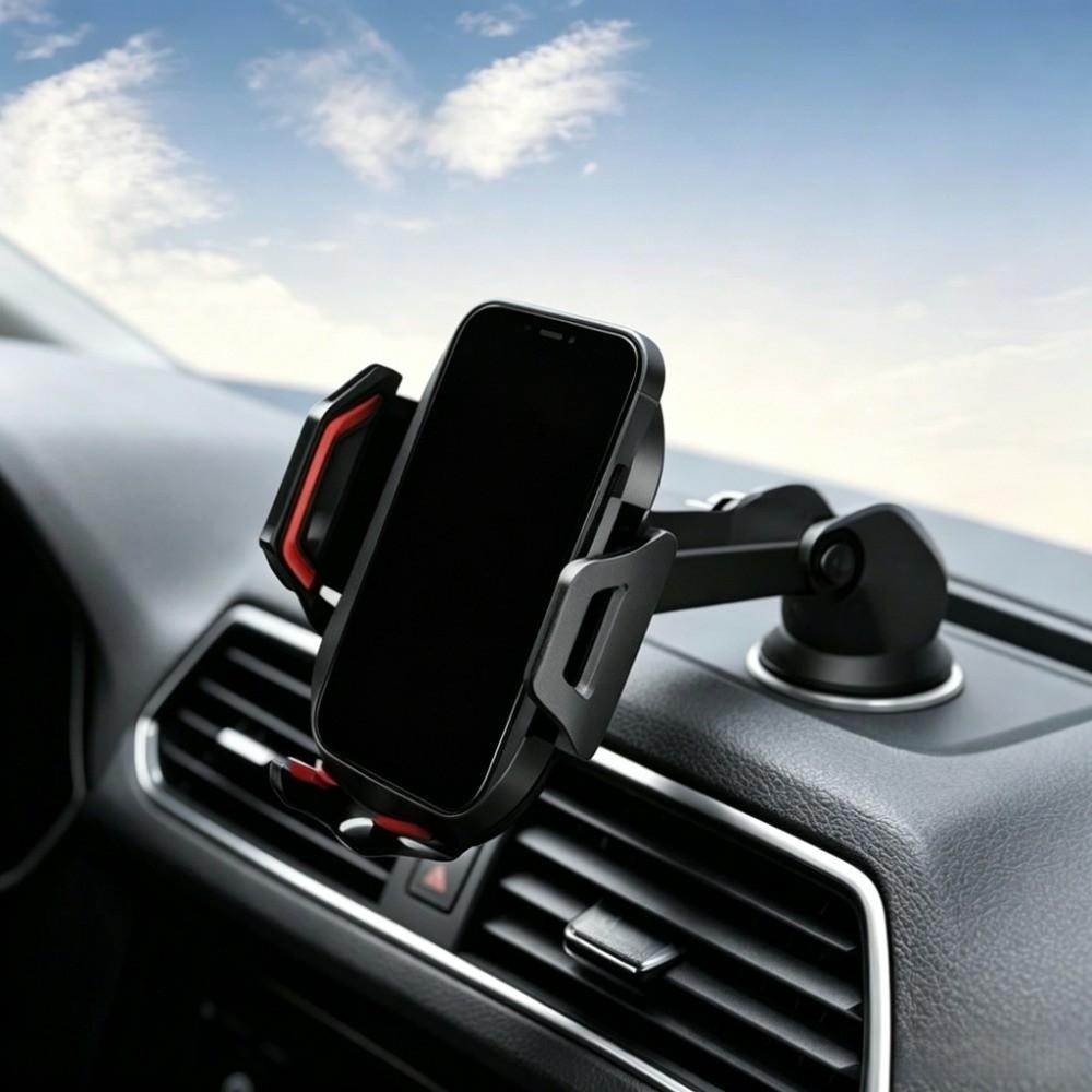 Retractable Arm Car Phone Holder Rotate Dashboard Bracket Mobile Phone Bracket Cell Phone Support