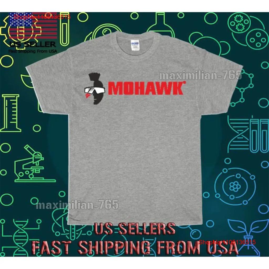 NEW SHIRT MOHAWK VINYL WOOD FLOORING RACING LOGO T SIZE FUNNY S 5XL vintage Washed streetwear Breathable Versatile Comfortable