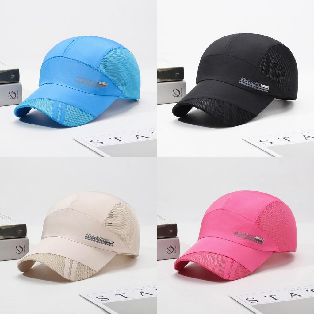 Summer Baseball Cap For Men With Sun Protection And Breathable Polyester Fabric