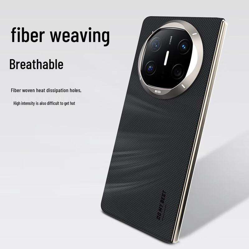 Blue Ape Mr. Kevlar Aramid Fiber Slim Anti-Drop Case for Huawei Mate X6 Folding Phone