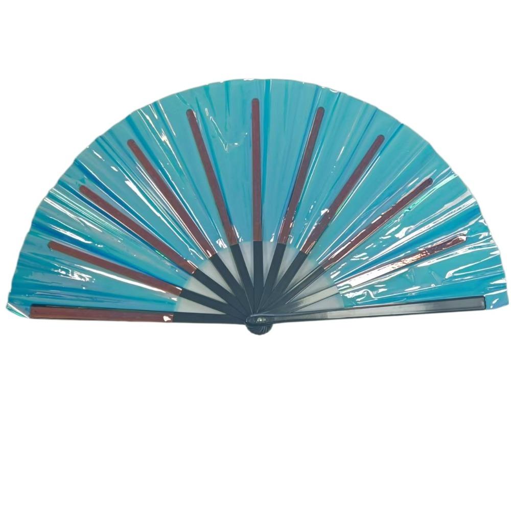 Exquisite Large Folding Hand Fan Laser Reflective Hand Fan Perfect Dance Fan  Festival Party
