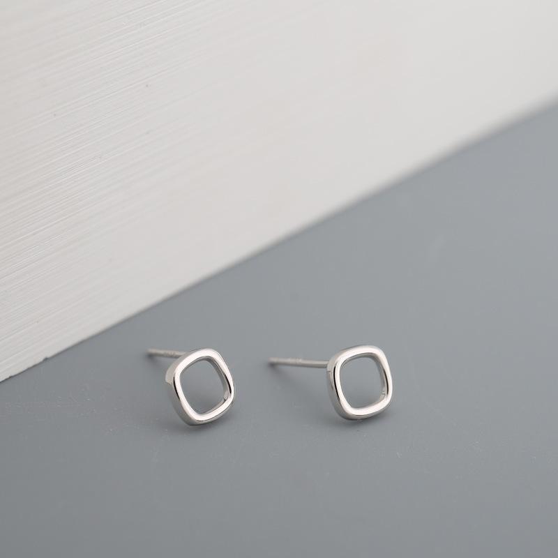 

Серьги в форме квадрата для женщин, простые, модные, геометрические, ромбовидные, летние, новые, трендовые серьги