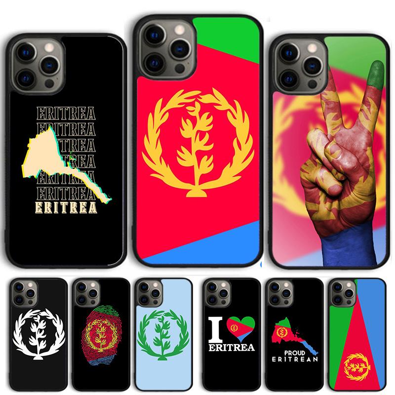 Eritrea Flag Phone Case Cover For iPhone 17 Air 15 16e 11 13 14 Pro Max 12 Plus Max Fundas