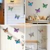 Metal Butterfly Wall Decor 7 Colors Butterflies Sculpture Iron Indoor Outdoor Hanging Wall Art For Garden Yard Fence Home Gift