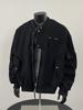 Men's Retro Canvas Pilot Jacket - Spring/Autumn Short Workwear Baseball Style
