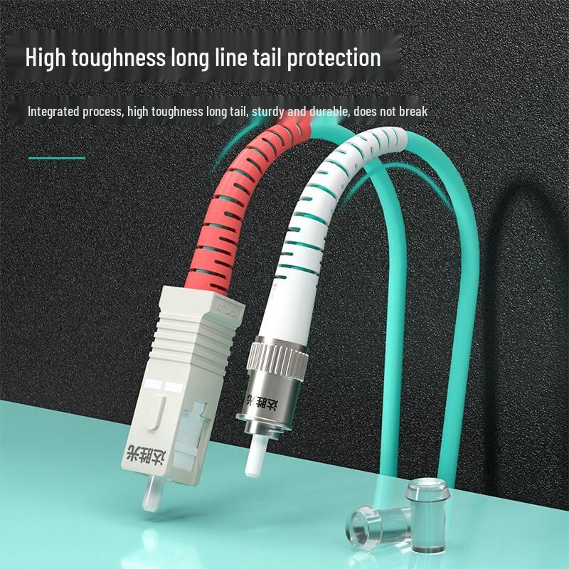 Telecom-Grade SC-ST OM3 Multimode Fiber Patch Cable