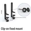 Desk Clip Adjustable Pegboard Stand - No-Drill Bracket