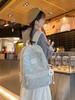Soft Plush Girls School Backpack With Material And Letter Pattern For Middle School Students