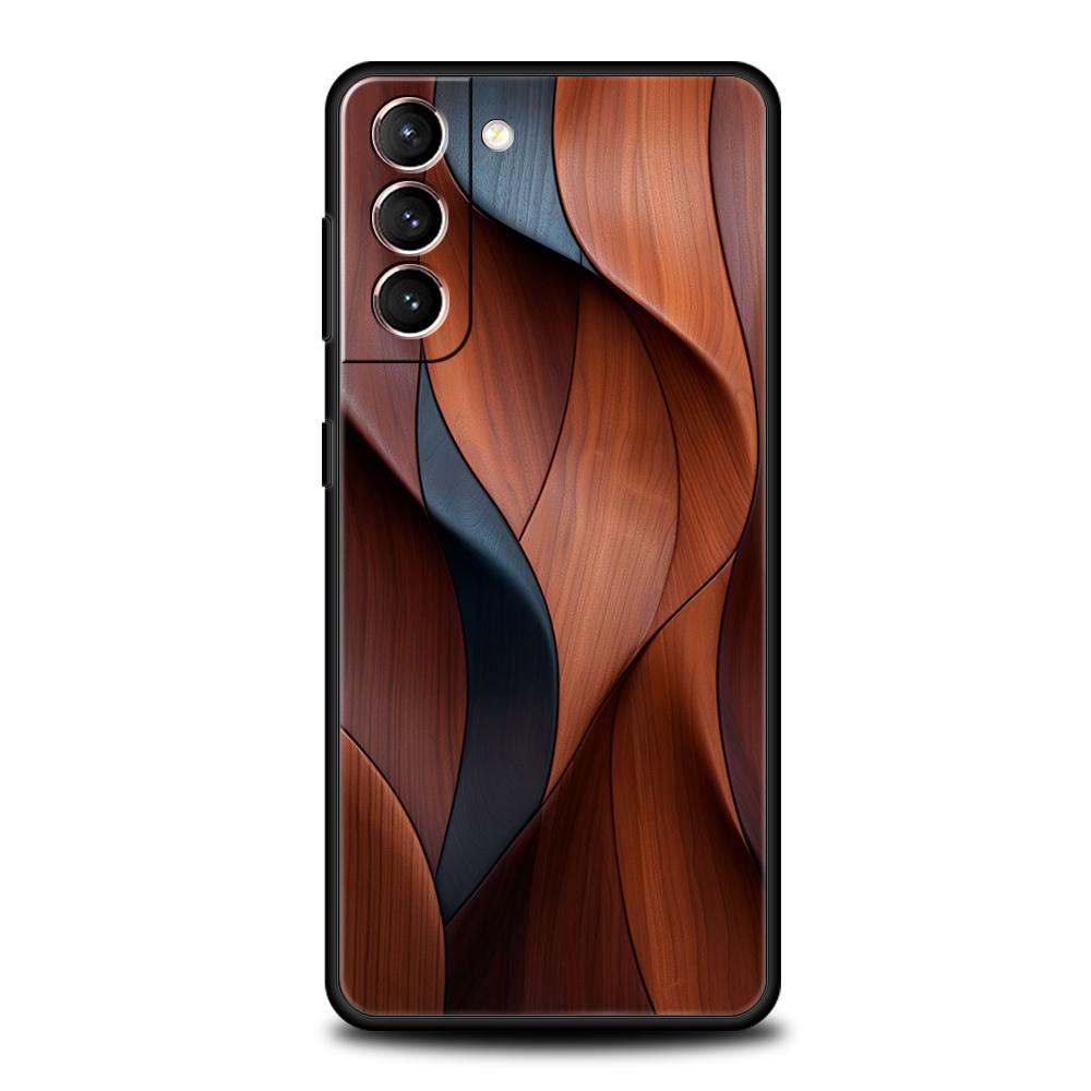 

Чехол для телефона Samsung Galaxy S25/S24/S23/S22/S20/S21/FE/Ultra/S10/S10E/S9/Plus/5G Мягкий ТПУ Чехол Сумка с Узором под Старое Дерево for Samsung S25