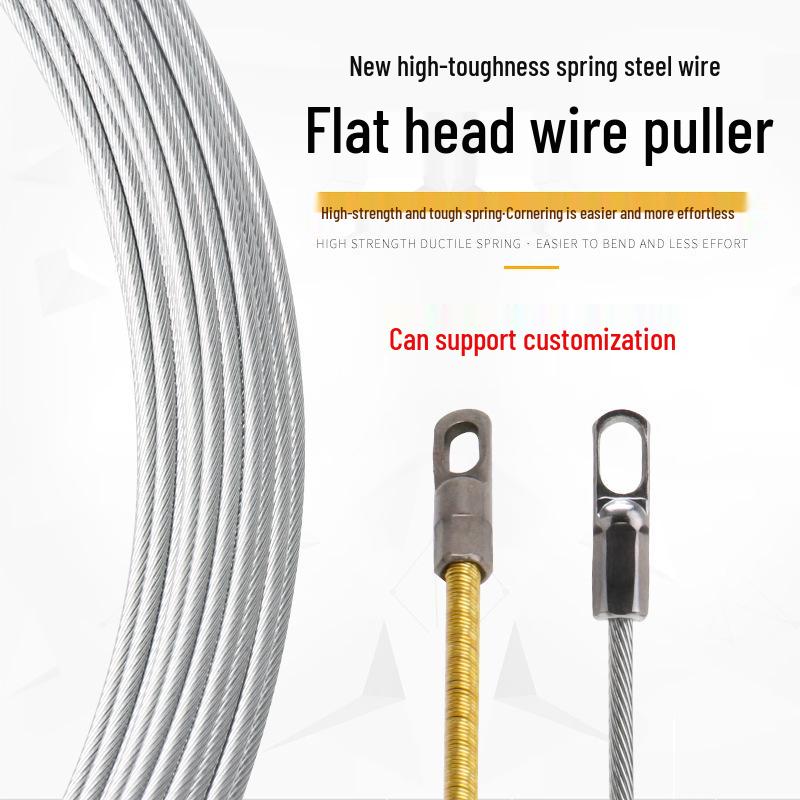 Electrician's Steel Wire Cable Threader & Puller