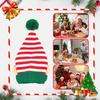 Christmas Hat Festive Striped With Ear Christmas Dwarf Hat Adults For Fun Outdoor Cosplay Party Holiday Family Gathering