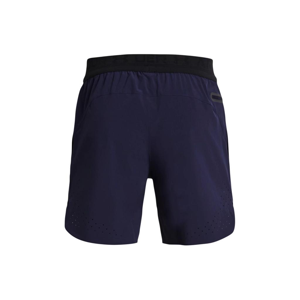 Under Armour UA Peak Logo Print Lace-Up Mid-Rise Casual Shorts Men Shorts Dark-Blue 1376782-410