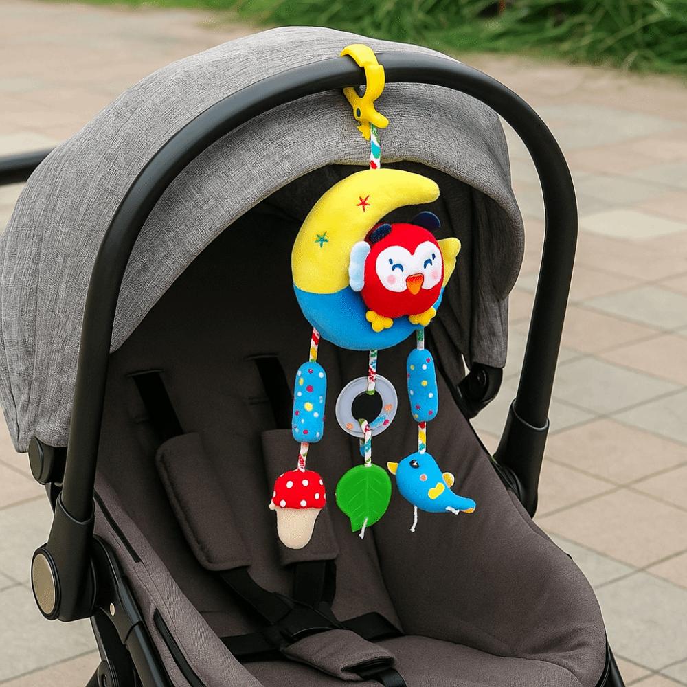 Grab Ability Training Stroller Hanging Toys Cute Design Infant Crib Pendant  Stroller Use