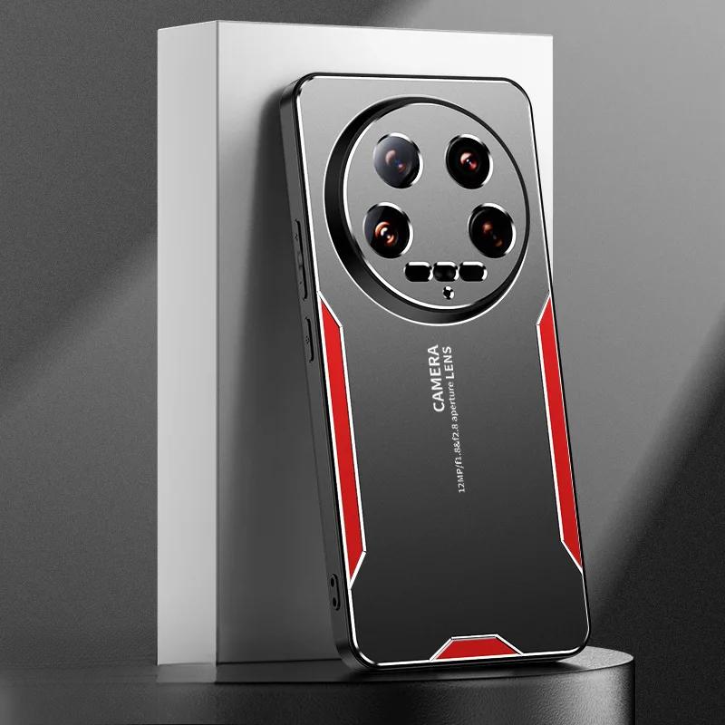 

Для Xiaomi 15 Ultra алюминиевый сплав матовый жесткий чехол для Xiaomi 15ultra 5G Mi 14T 15 Pro противоударный матовый защитный чехол for xiaomi 14T красный