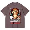 230 Gsm 100% Cotton Fullmetal Alchemist V5 Alchemy Crossing Print Unisex Heavy Cotton T Shirt