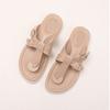 Fashion Slippers for Women 2025 Summer New with Buckle for Casual Wear Comfortable Clip Toe Thick Soled Sandals Womens Flip Flops Woman
