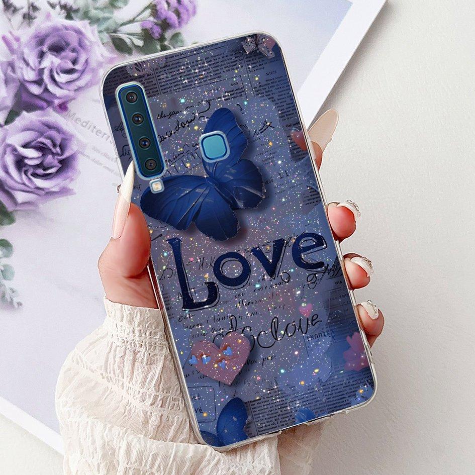 For Samsung Galaxy A7 A9 2018 Case New Fashion Flower Marble Soft Silicone Clear Phone Cover For Samsung A9 2018 SM-A920F Bumper