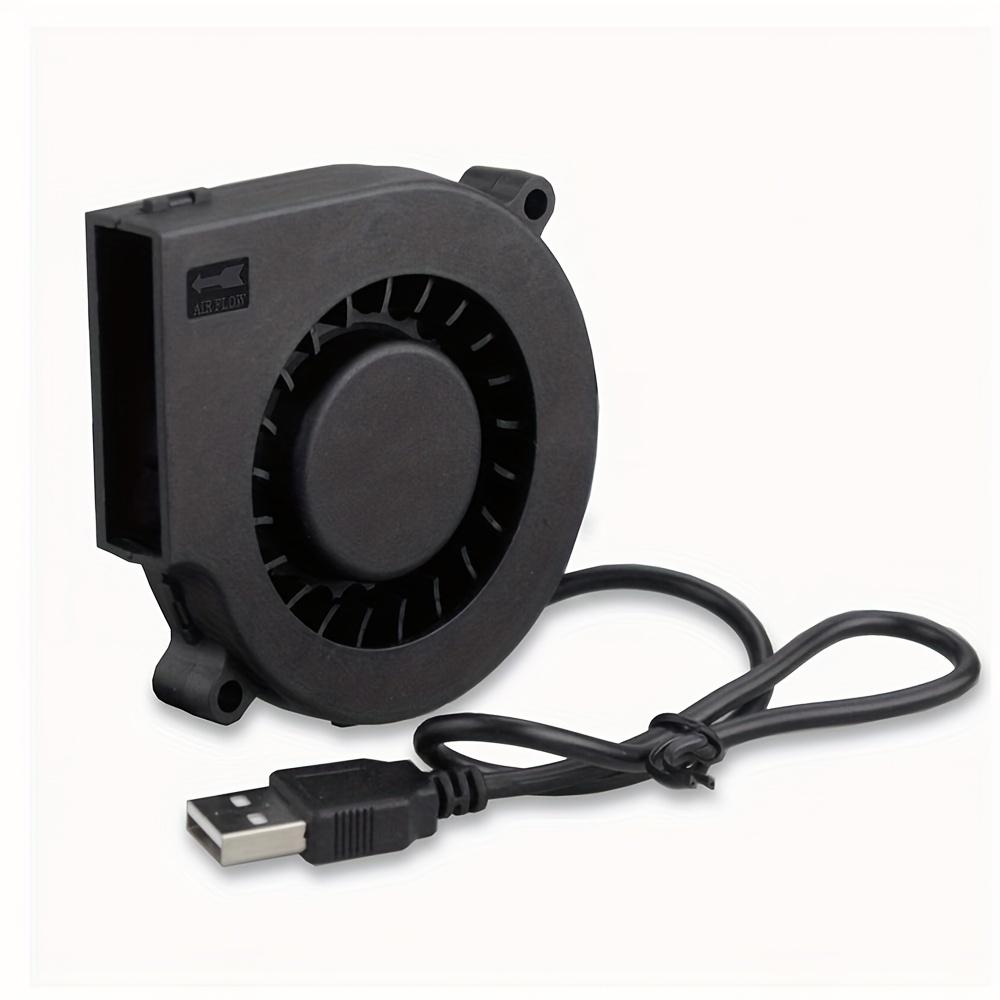 1-3PCS 75mm USB Fan Cooling Turbo Blower 15mm Brushless 3D Printer 7515 For Extruder DC Cooler Power Inverter Air Pump PC CPU