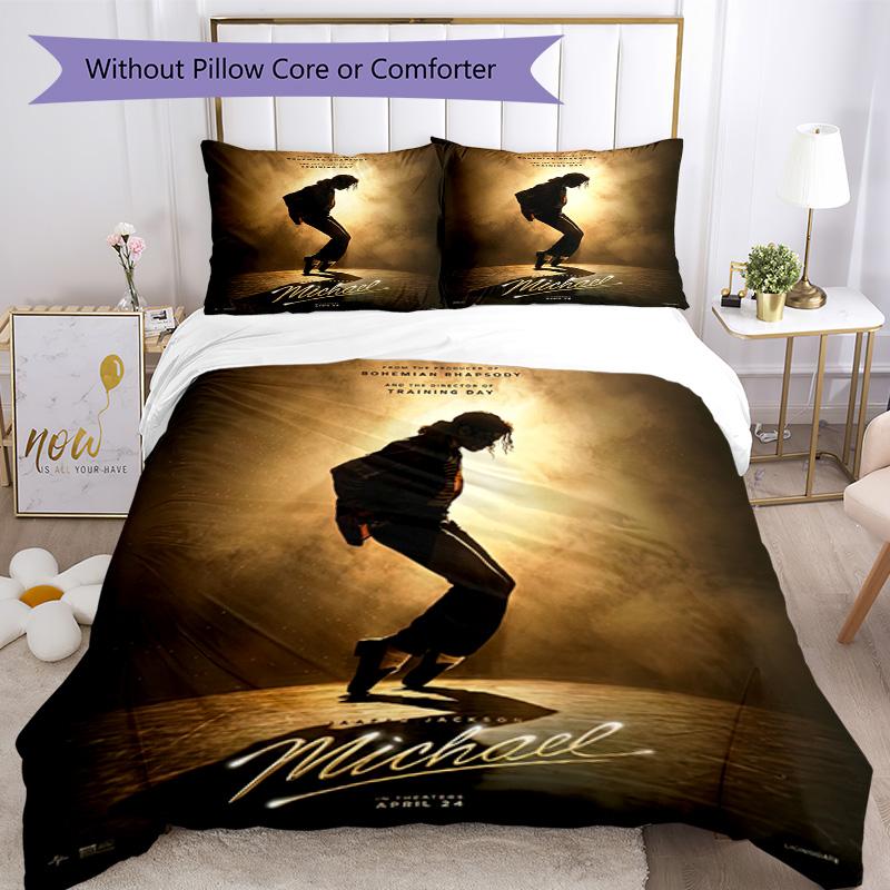 Michael Jackson Bedding Set Breathable Duvet Cover With Pillowcases Home Decoration Birthday Gift