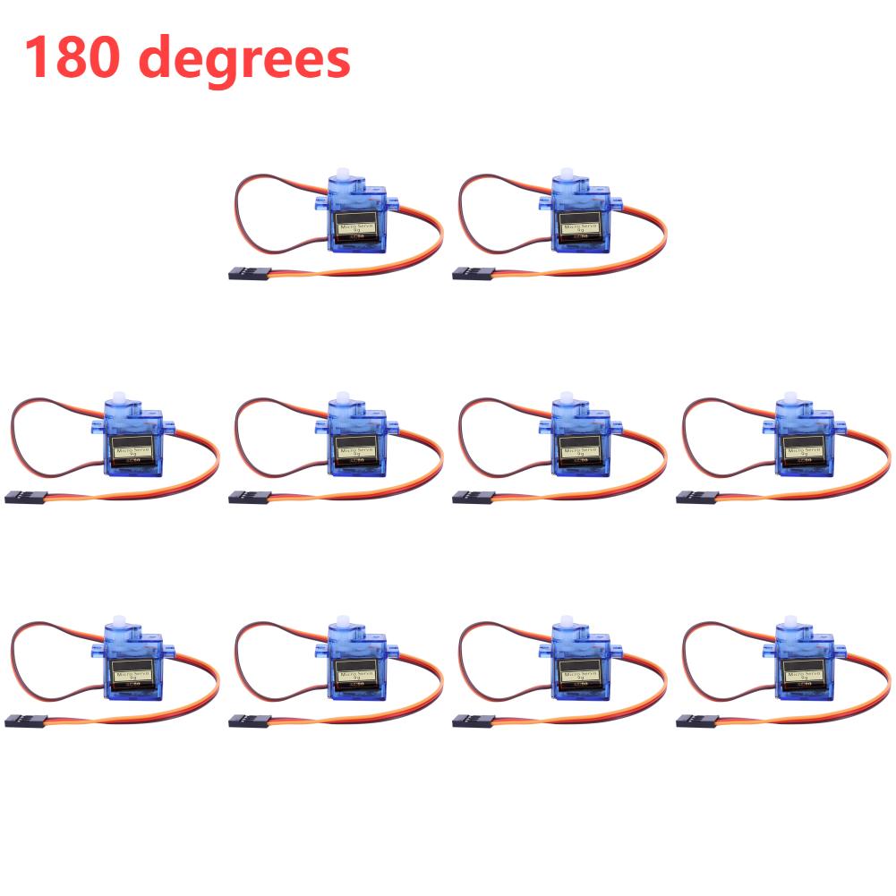 20-5PCS SG90 9G 180/360 Degrees Miniature Servo Motor Fixed-Wing Micro Gear Servo Motor for Airplane Aeroplane Helicopter
