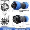 Yue Ling SP17 Series IP68 Waterproof Aviation Plug with Rear Nut Flange