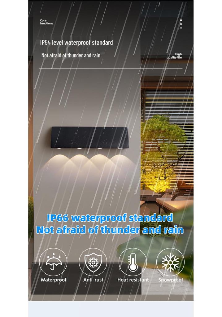 Modern LED Waterproof Outdoor Wall Lamp – Creative Design for Corridor