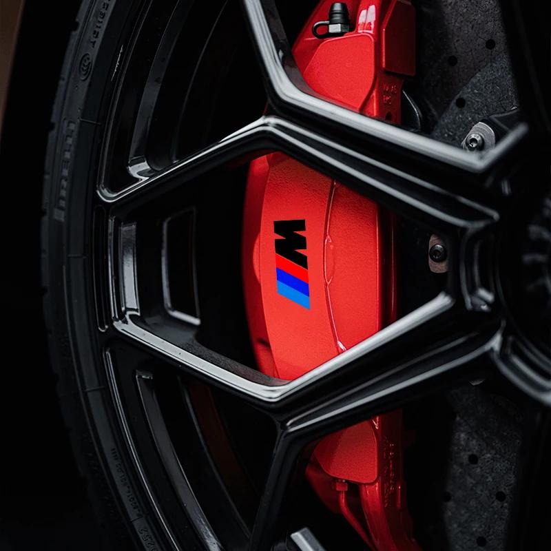 6KS Samolepka na brzdový třmen auta Žáruvzdorná 3D samolepka Nálepka Pro BMW M4 M8 Řady 5 E39 E60 E61 F10 F11 F07 G30 G31 G15 Z4 E89