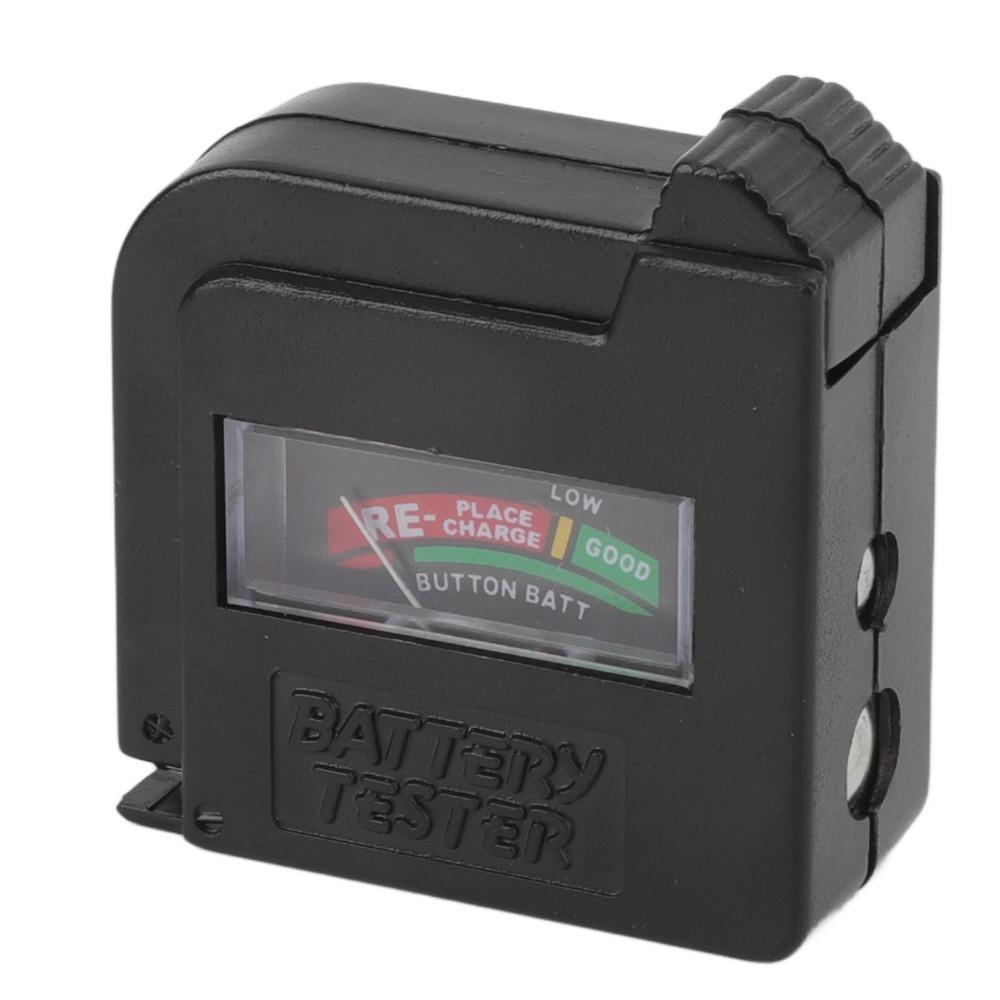 Black Battery Capacity Tester ABS Battery Charge Checker Small Battery Volt Tester