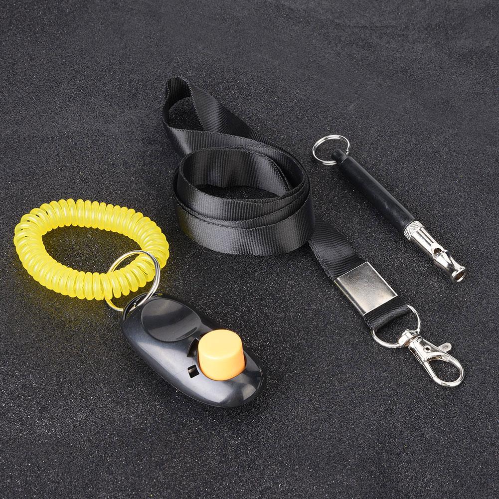 3pcs Ultrasonic Dog Training Whistle   Pet Training Clicker   Free Lanyard