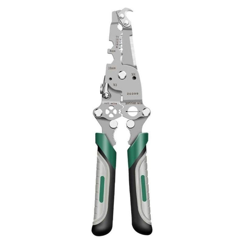 16/18 in 1 Foldable Wire Stripper Crimper Cable Cutter Plier Professional Electrical Wire Stripping Tool Wire Stripper