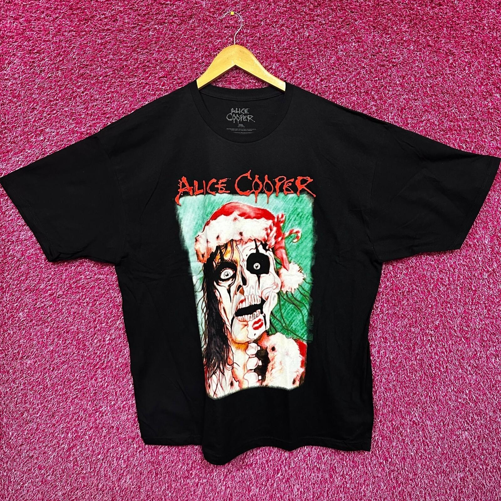 Alice Cooper Santa Claws is Coming to Town Xmas Album Tee 2X XXL