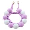 Handmade Plush Balls Stitching Collar Dog Cat Neck Strap Scarf Bib Pet Supplies