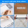 2Pcs Hidden Under Desk Drawer Self Stick Table Pull Out Storage Box Hanging Home Office Pencil Tray Organizer Drawer