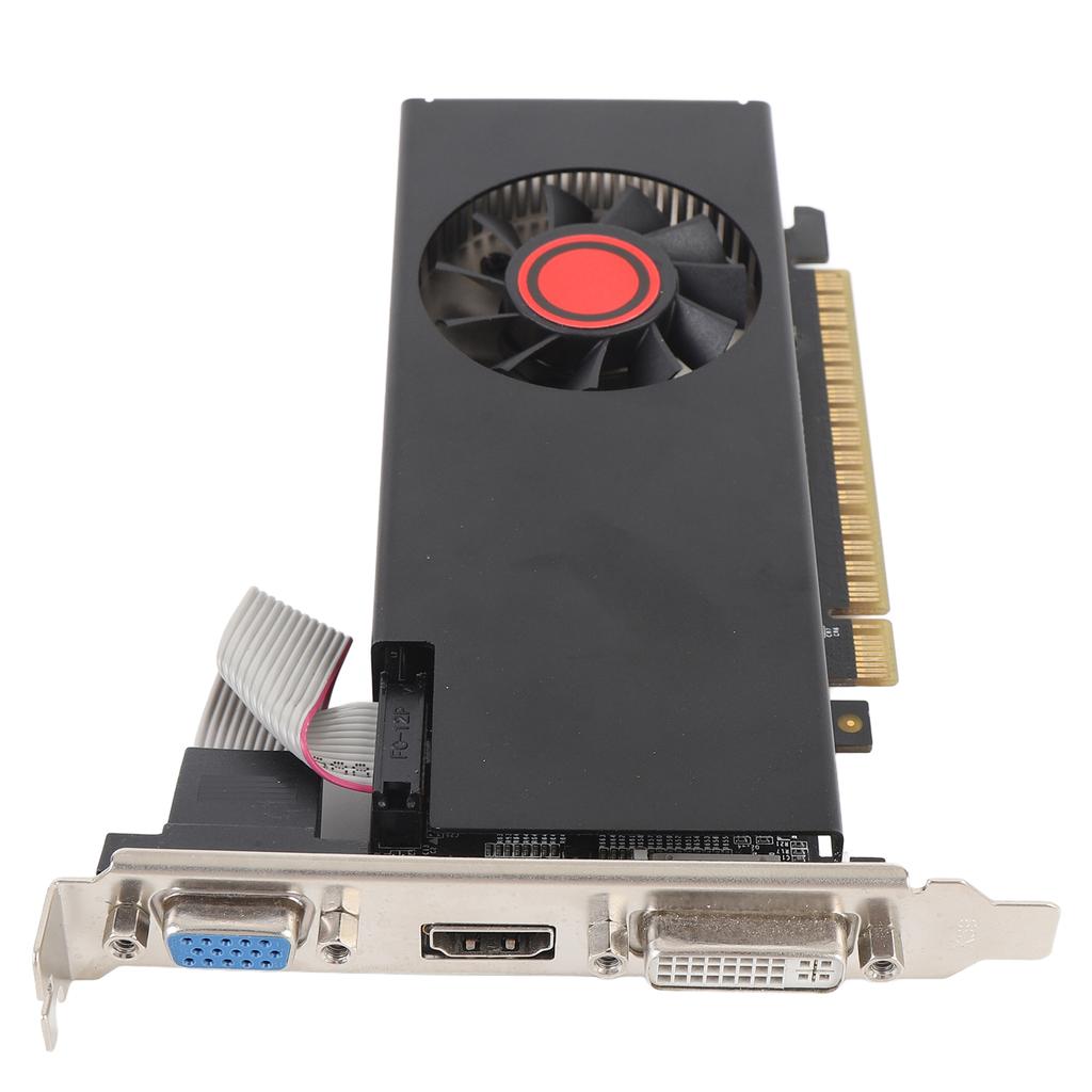 Gaming-Grafikkarte 4GB DDR5 128bit PCI Express 2.0 16X PC-Grafikkarte unterstützt DVI VGA HD Multimedia Interface