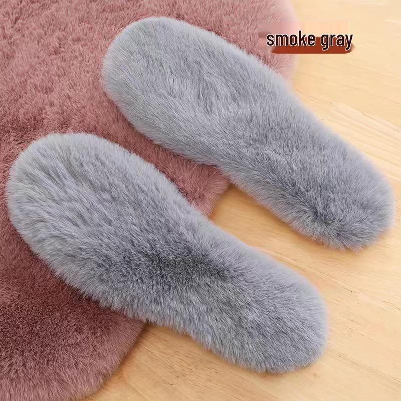 Winter Cold-Resistant Thick Wool Insoles, -40°C, Fur-Integrated, Harbin Snow Town Travel Essential
