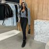 Cappotti Blazer Corti con Cappuccio alla Moda per Donna 2025 Primavera Nuovo Manica Lunga Giacca Corta Sottile Femminile Chic Street Lady Capispalla