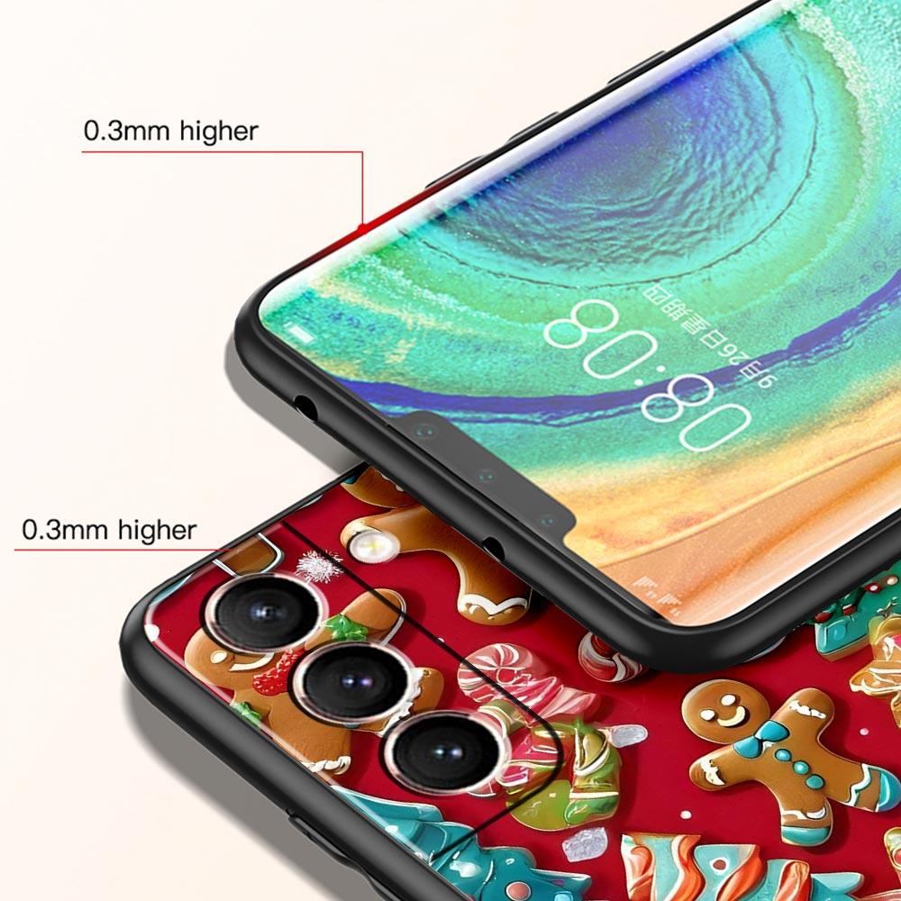 New Year Christmas Phone Case for Samsung Galaxy S26 S25 S24 S23 S22 S20 S21 FE Ultra S25 Edge Plus 5G Soft TPU Cover Fundas Bag