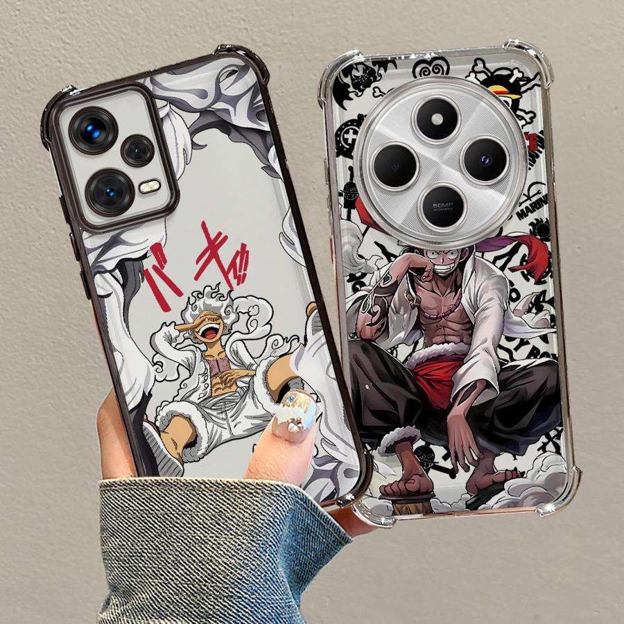 Anime Ones Pieces Clear Cover Phone Case for Xiaomi Redmi K80 Pro 13C A5 K80 5G A3X A3 14C