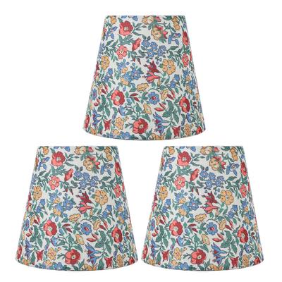 3pcs Flower Fabric Lampshade Multipurpose Innovative Exquisite Modern Style Patterned Clip On
