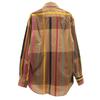 VIVIENNE WESTWOOD Striped Pattern Long Sleeve Cotton Shirt 48 Brown Men's Used