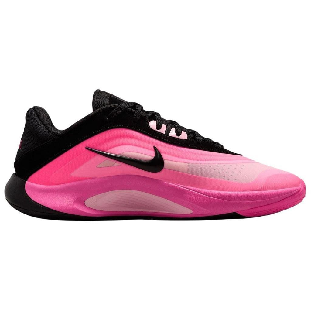 Nike A'One Rutschfeste Abriebfeste Niedrige Basketballschuhe Damen Pink Schwarz FZ8606-001