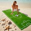1Pc Soccer Field Layout Beach Towel, Quick Dry, Multi-Use for Beach Pool Gym Yoga Home Travel, Christmas, Halloween, Xmas Gift M928766