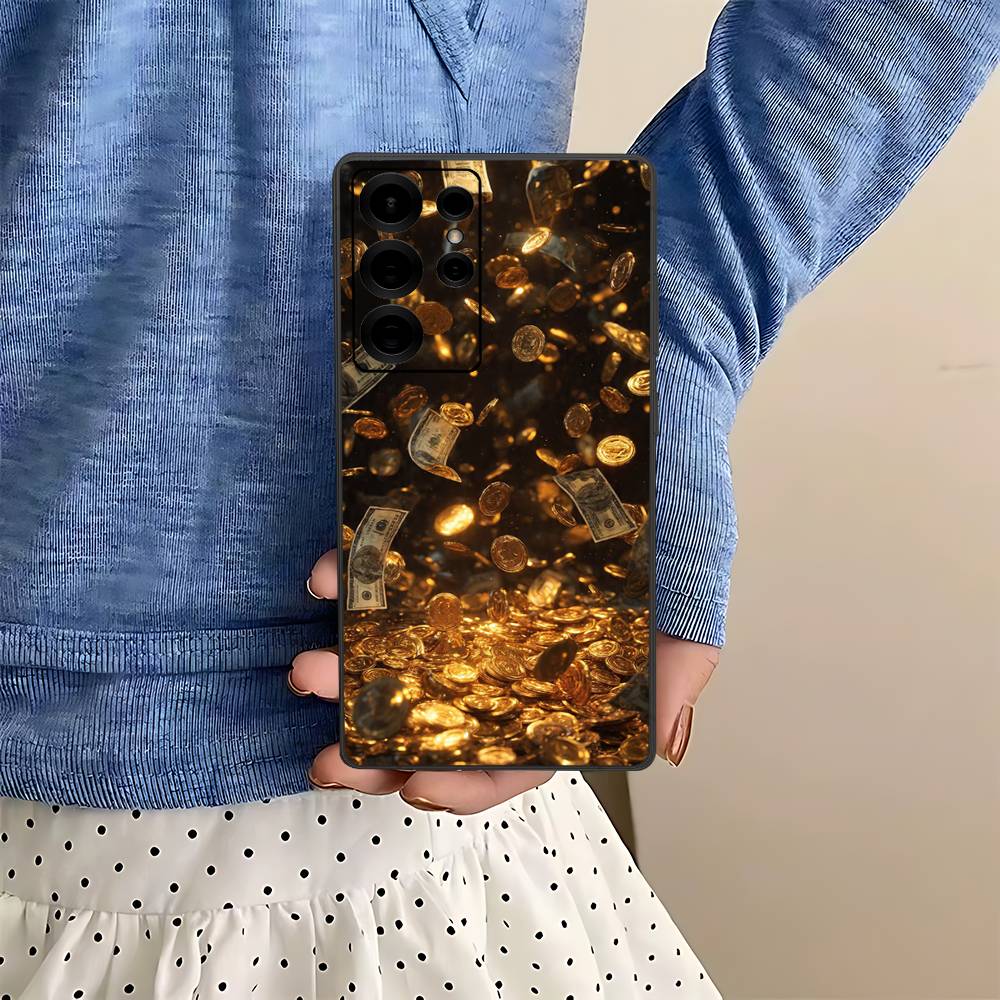 Bitcoin Retro Logo Phone Case For Samsung S 24 Fe 25 Ultra Plus 20 Lite 21 30 22 23 24 22 Ultra 5G Fundas
