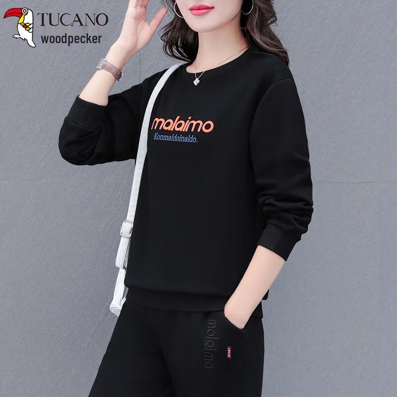 Woodpecker Women's Casual Long-Sleeve Slimming Sweatshirt Top