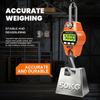 LCD Screen Digital Hanging Scale Aluminum Shell Crane Scale Electronic Hook Scale  Household Use