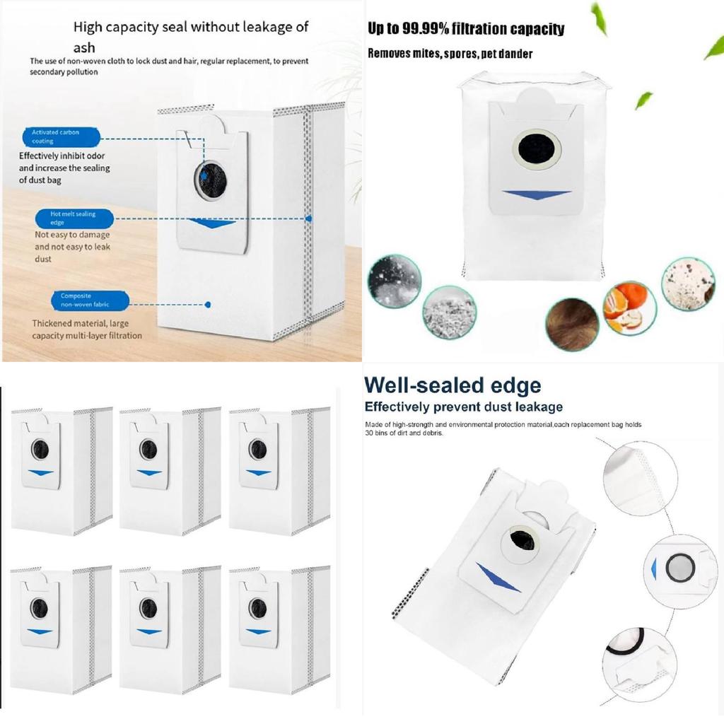 For Ecovacs Deebot X5 Pro X5 Omni Dust Bags For Home Cleaning