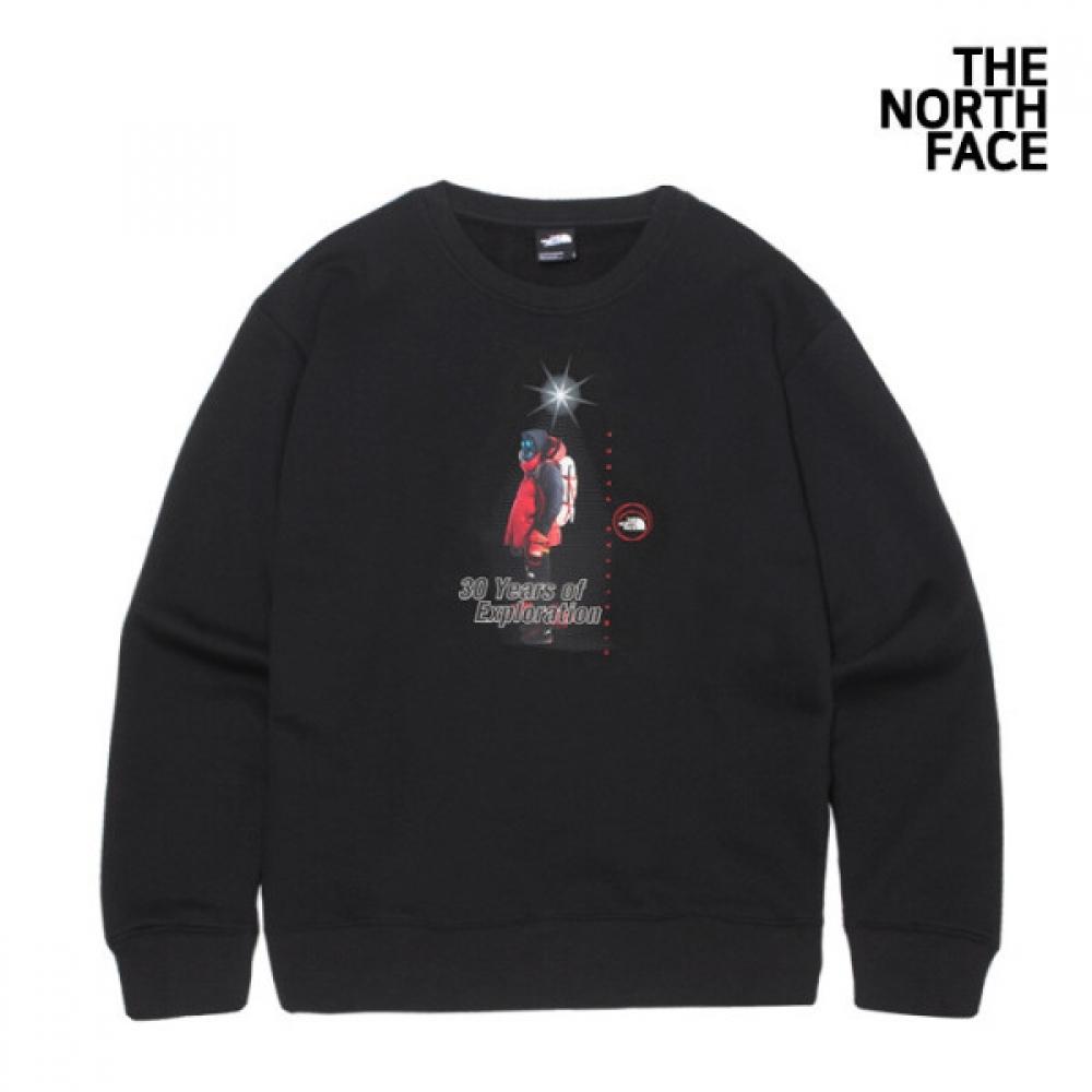 

North Face Men S Himalayan 30th anniverSary SweatShirt Long Sleeve Tee 090(S)